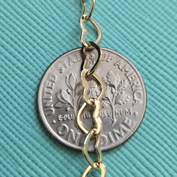 18k Bracelet openheart link design - Picture 11 of 11